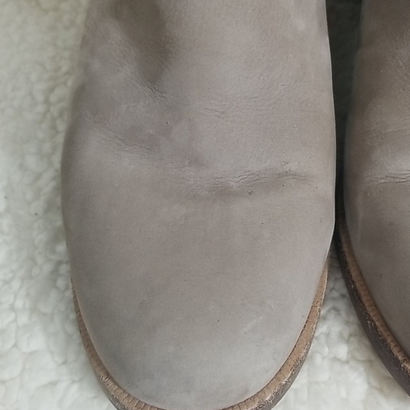 UGG Elora grey soft leather suede ankle boot - Picture 7 of 14